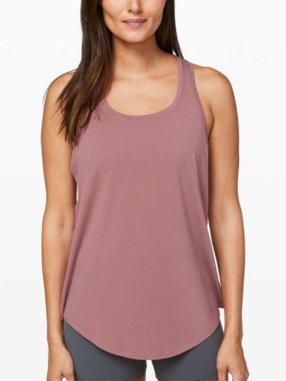 Lululemon Love Tank *Pleated Sz 8 in Red Dust